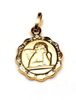 Pendente Bambino Sacro in Oro giallo ANGELO VUOTO P S/C 1.60 G